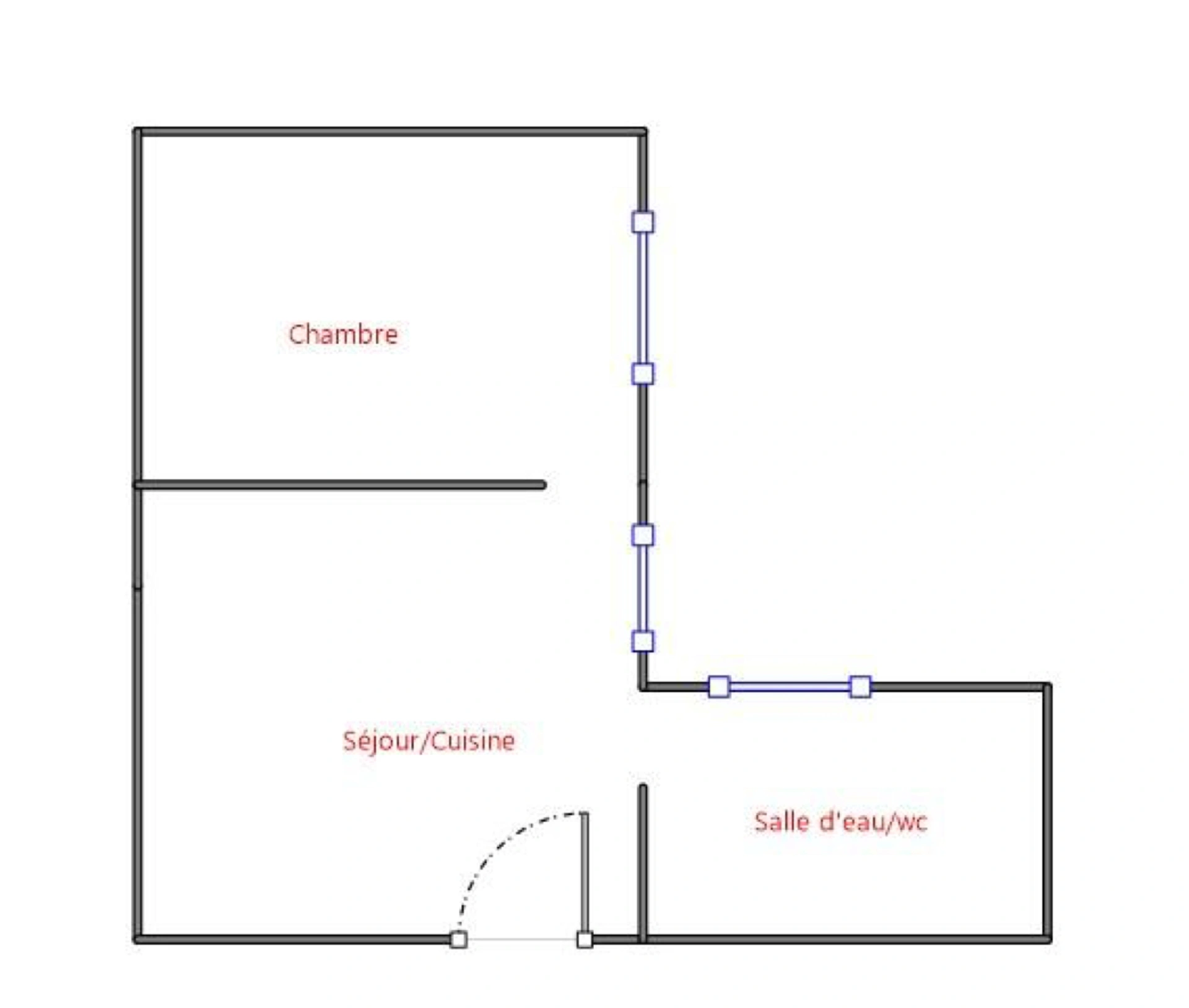 Appartement Paris 2 pièce(s) 27 m2 1