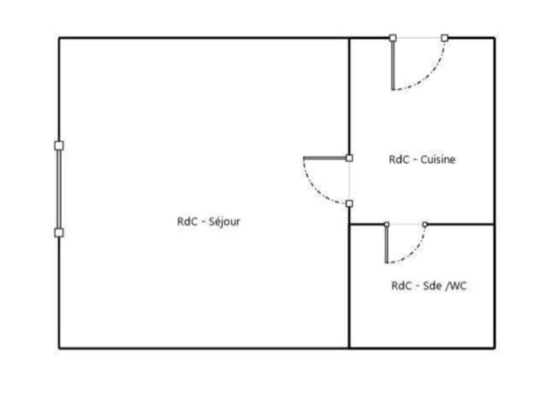 Appartement  1 pièce(s) avec accès sur extérieur arboré 6