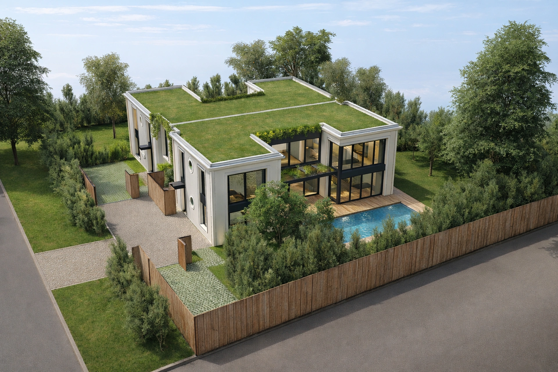 Villennes Sur Seine - villa architecte ultra moderne centre village 1