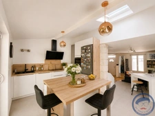 Maison de ville rénovée - 73 m2 avec cave et cour sans vis-à