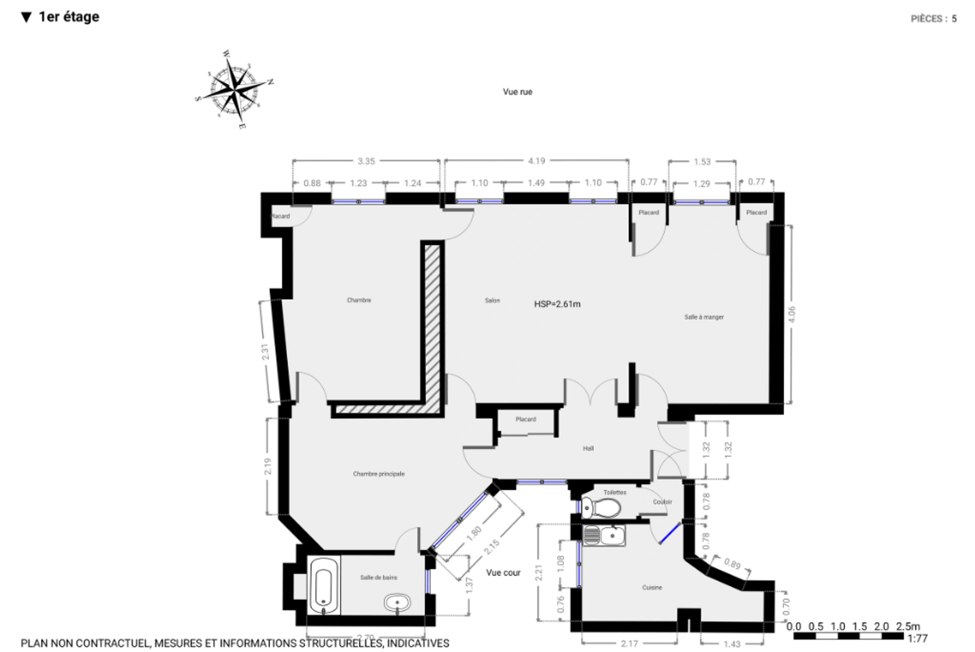 EXCLUSIVITÉ  MARTYRS / FREDELION Appartement Paris 4 pièce(s) 77.85 m2 8