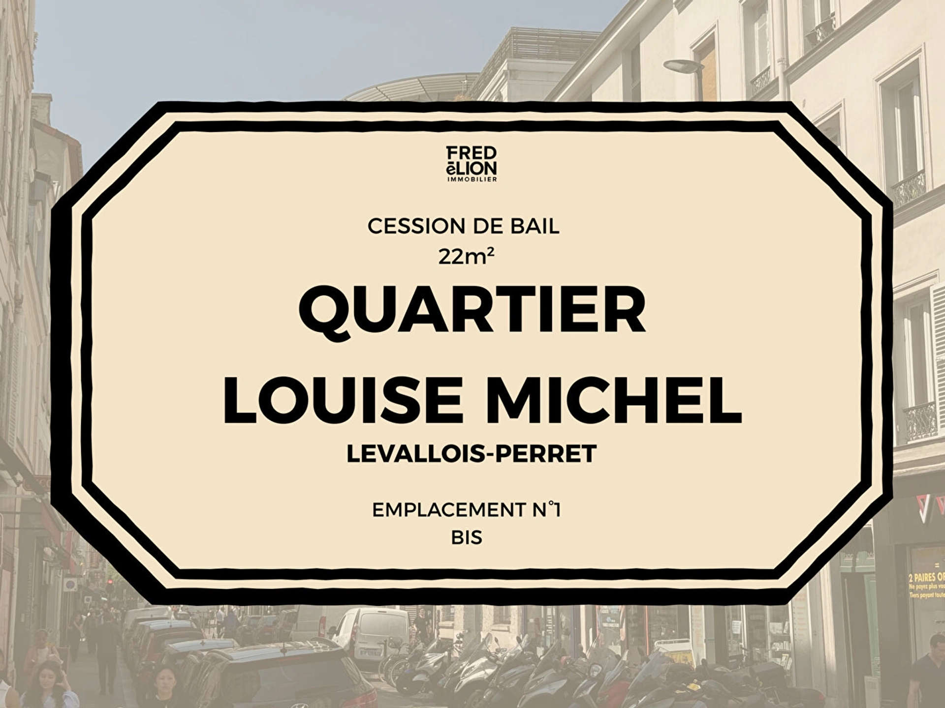 Cession de bail Levallois Perret 22 m2 2