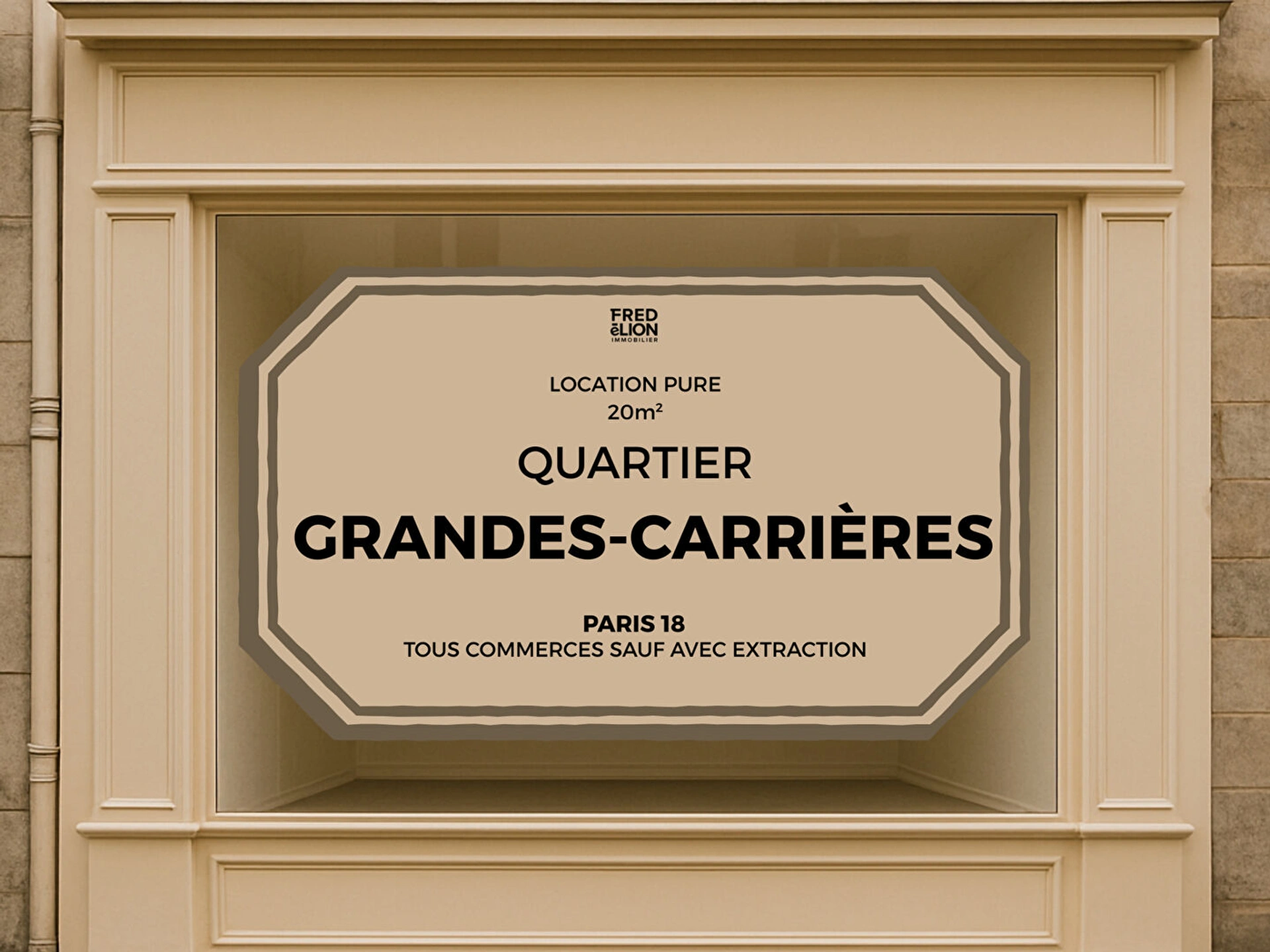 Bureau à louez Paris 20 m2 2