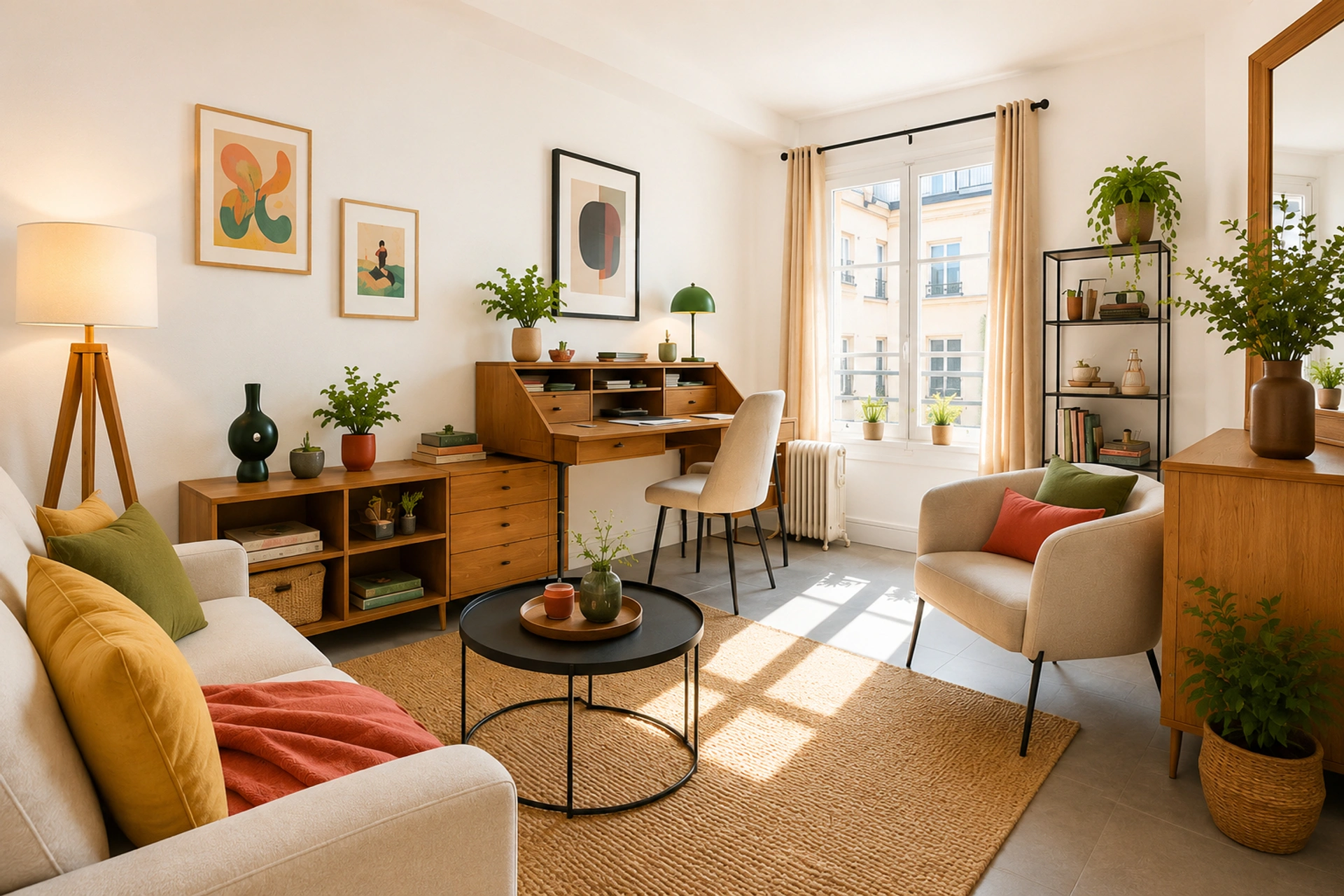 Appartement Paris 2 pièce(s) 46 m2 1