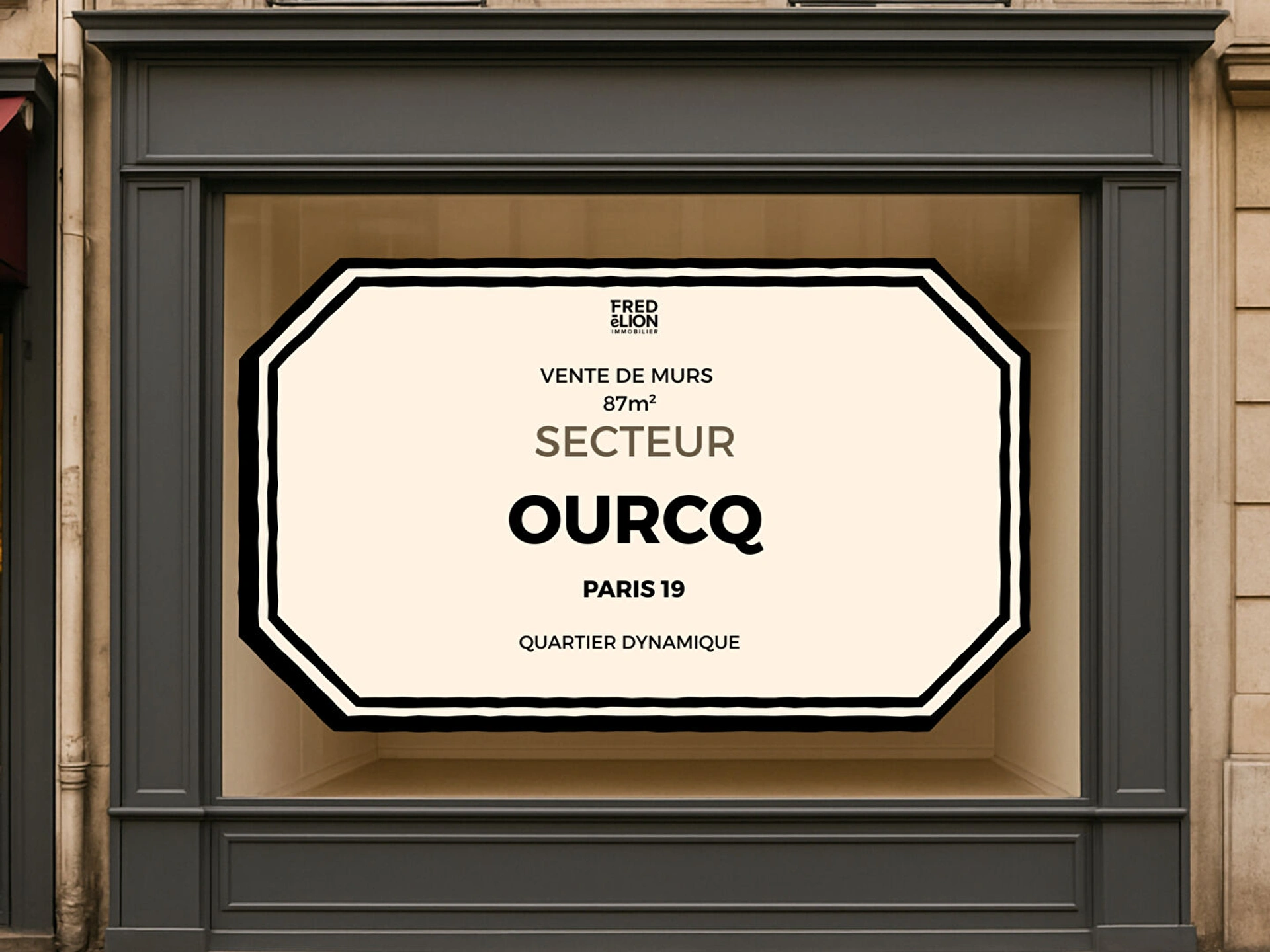 Local commercial Paris 87.15 m2 1