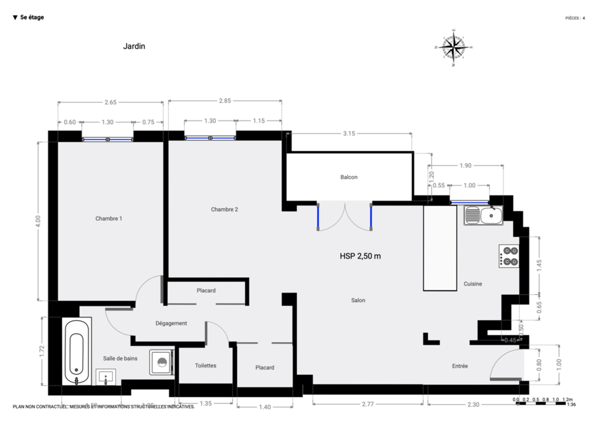 Appartement Montrouge 3 pièce(s) 57 m2 9