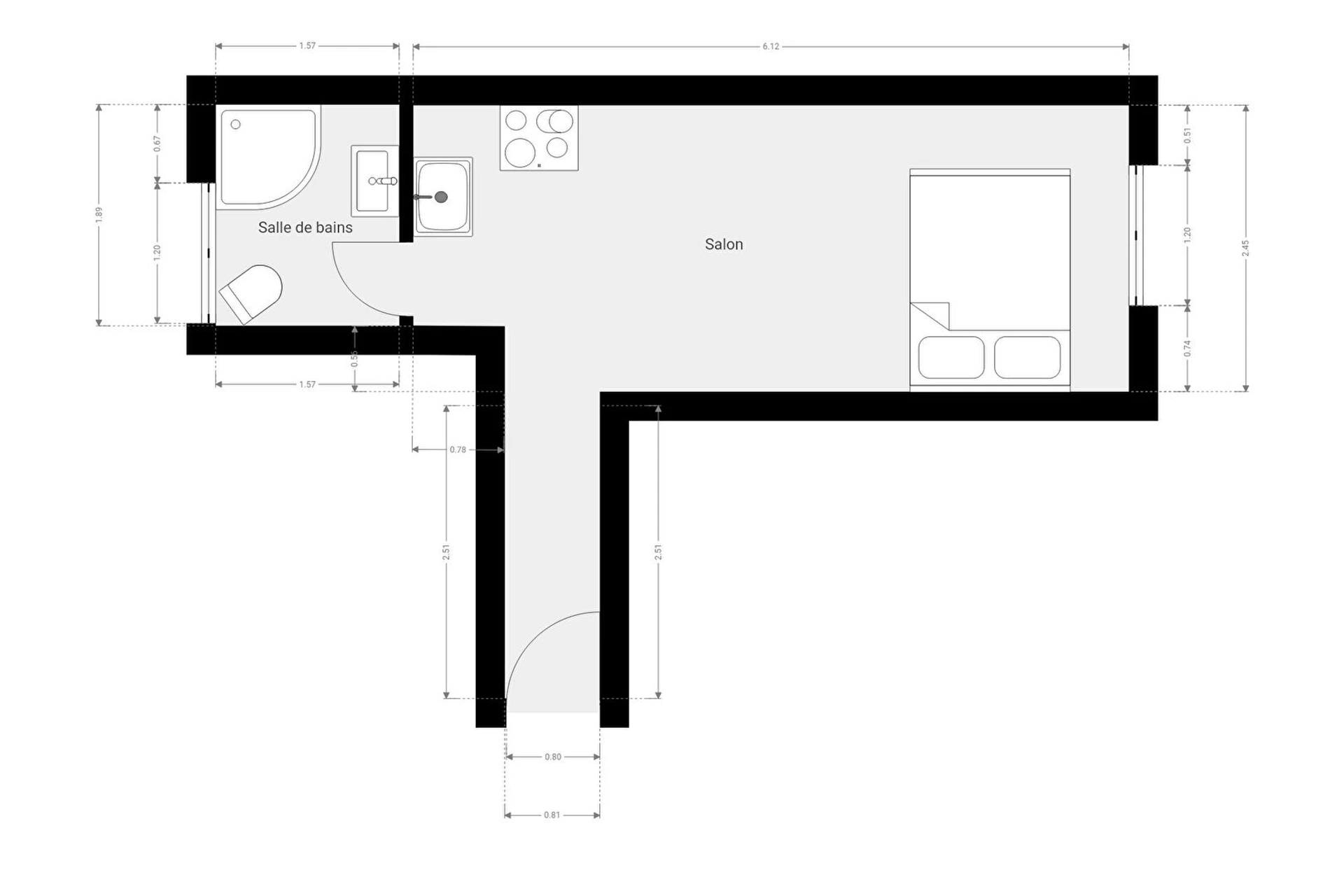 PARIS 10, Colonel Fabien, studio, 19m² 7