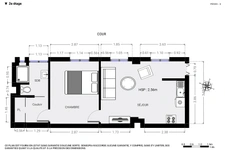 Paris 11 - Boulevard du Temple - Appartement  2 Pièces 6