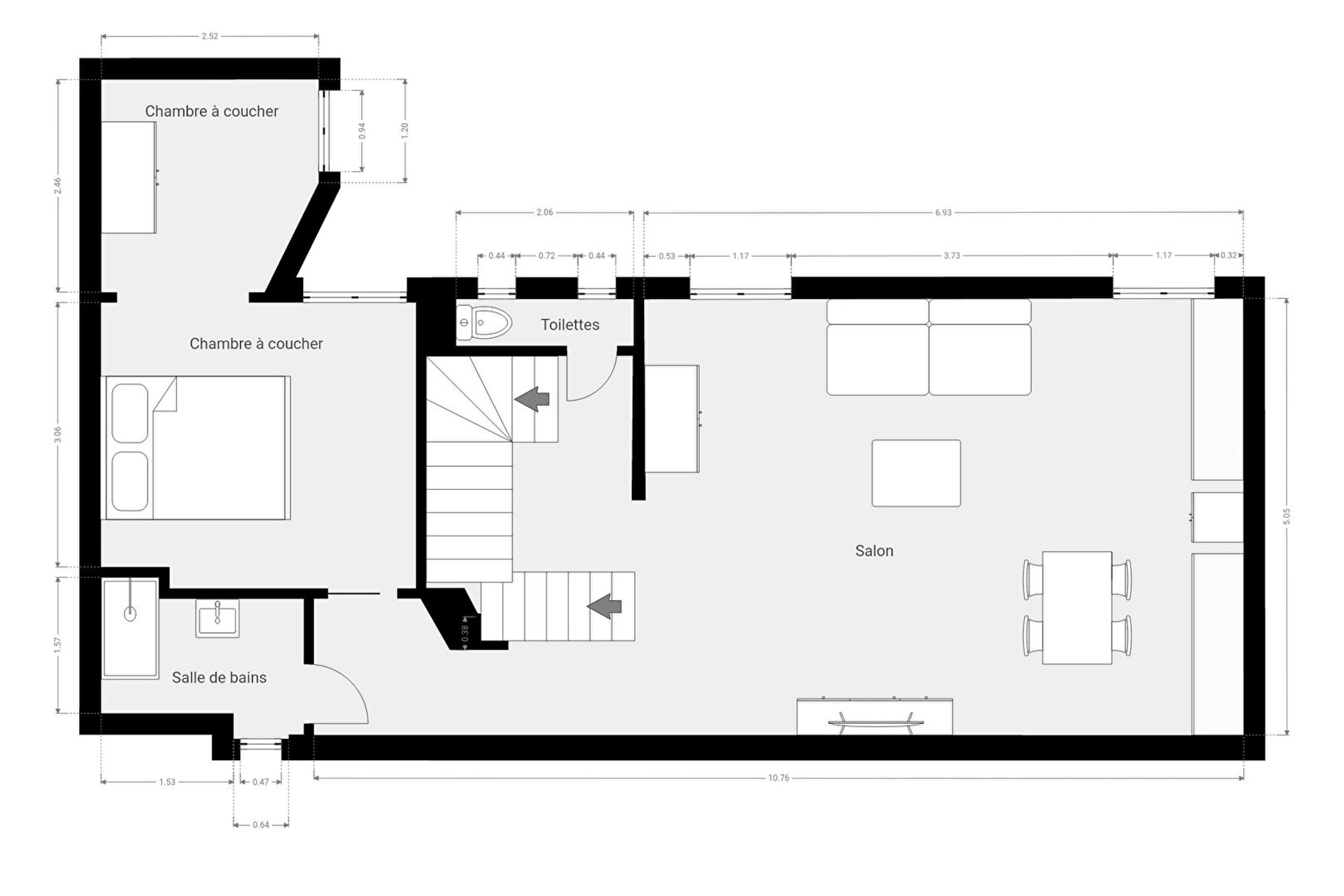 Appartement Paris 2 pièce(s) 64.47 m2 10