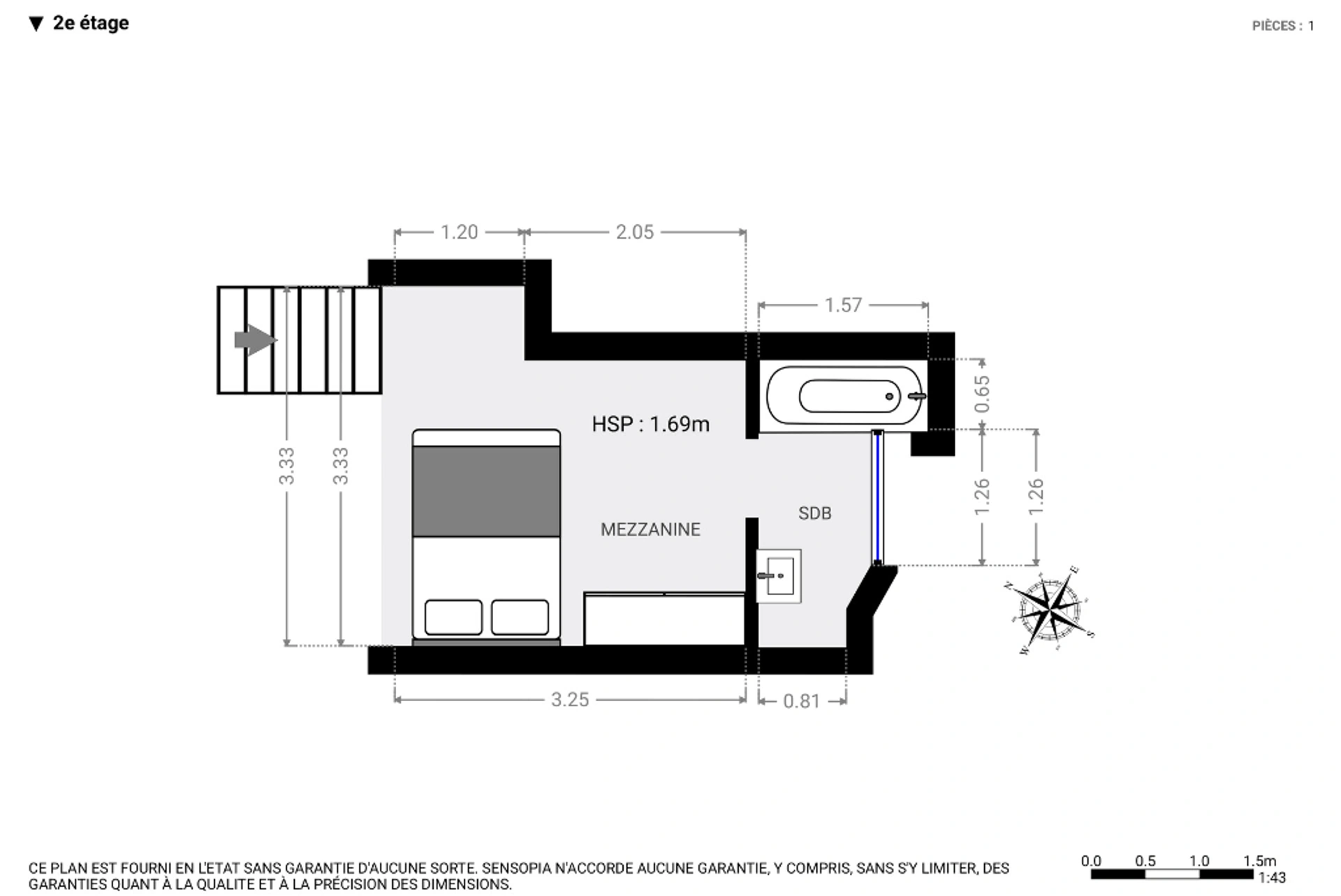 Loft Paris 1 pièce(s) 9