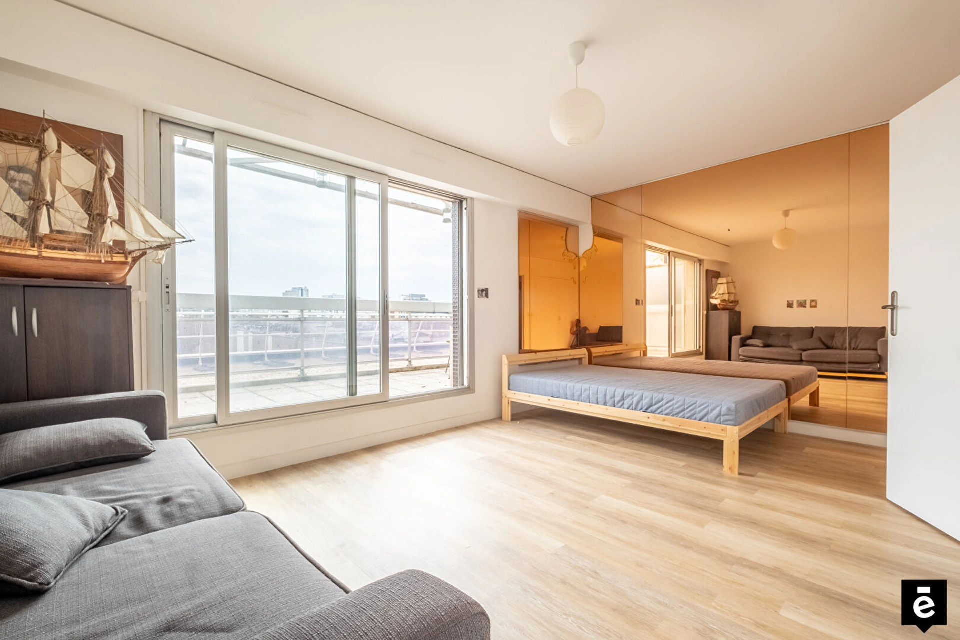 Appartement Paris 1 pièce(s) 26.44 m2 3