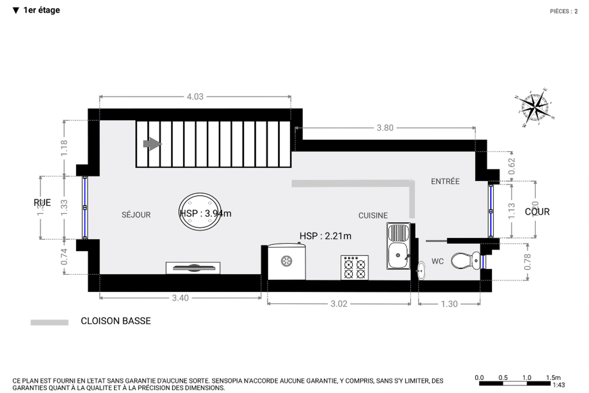 Loft Paris 1 pièce(s) 8