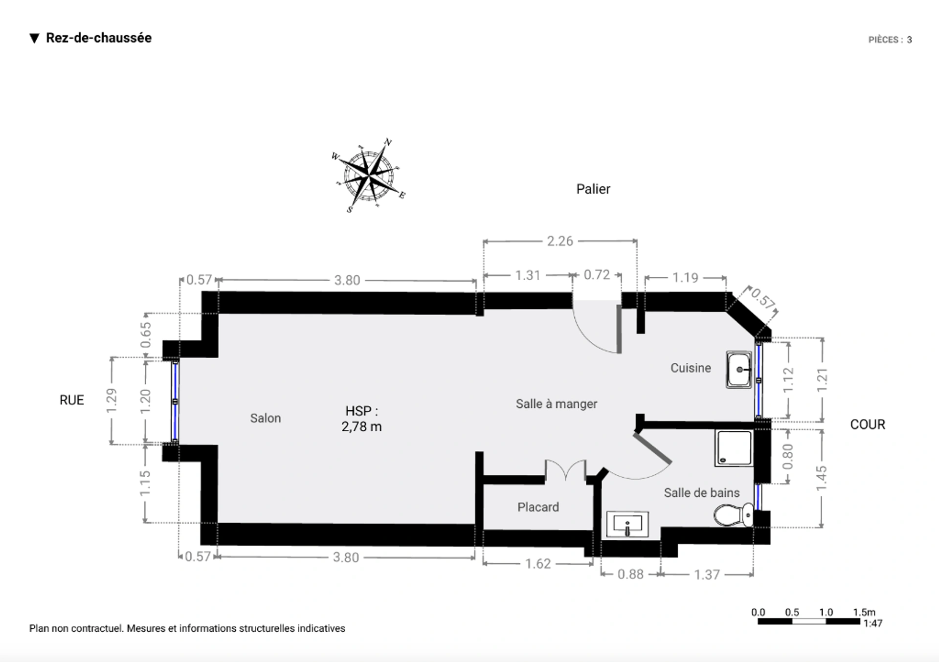 Charmant studio avec colombage, Idéal pied à terre Parisien 6