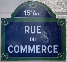 Quelle est l'origine de la rue de la Convention à Paris 15ème ?