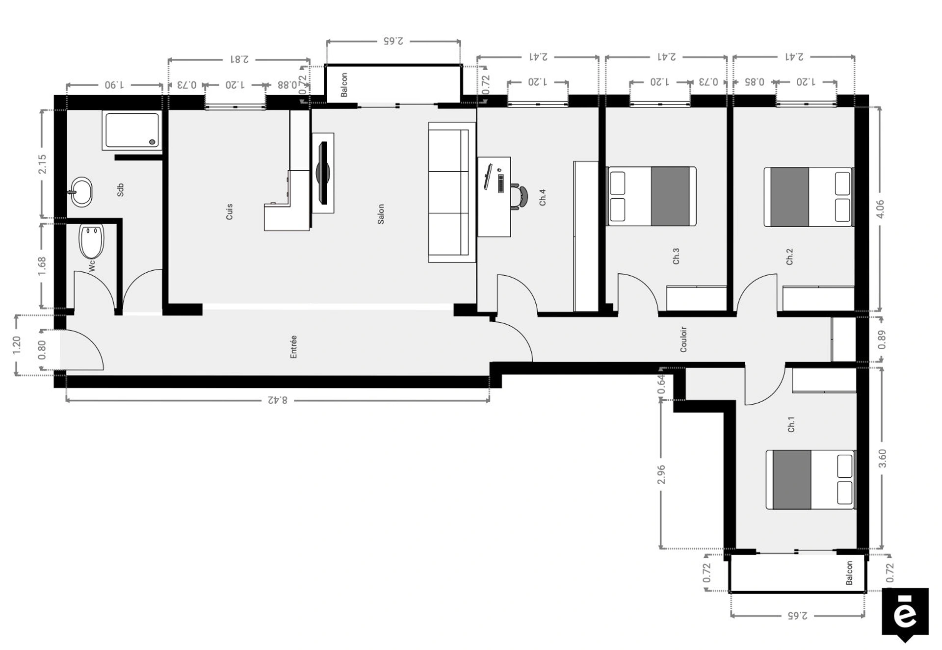 PARIS 15 - RUE LEON DELGRANGE 11