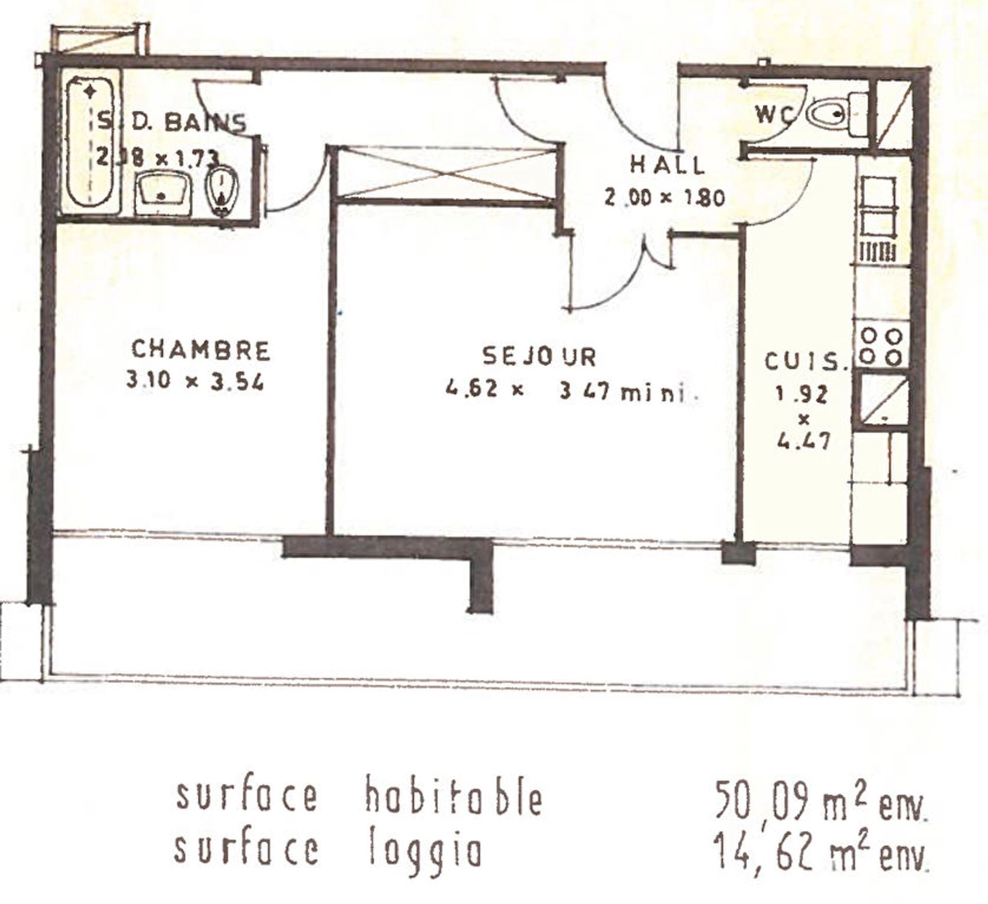 PARIS 15 - RUE LECOURBE 7