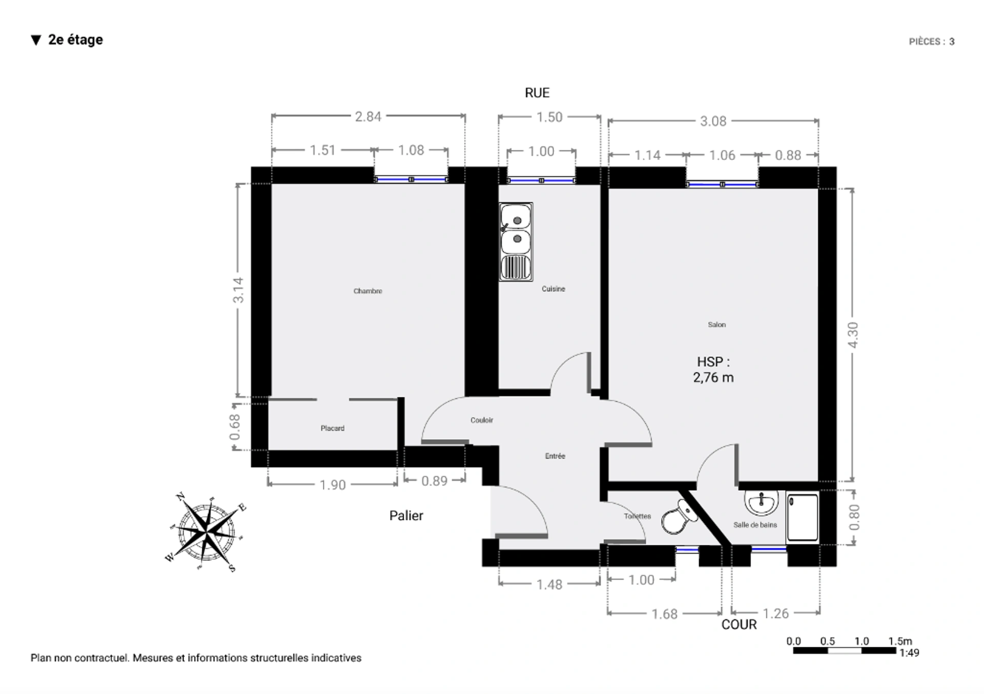 PARIS 15 - RUE JEAN MARIDOR 4