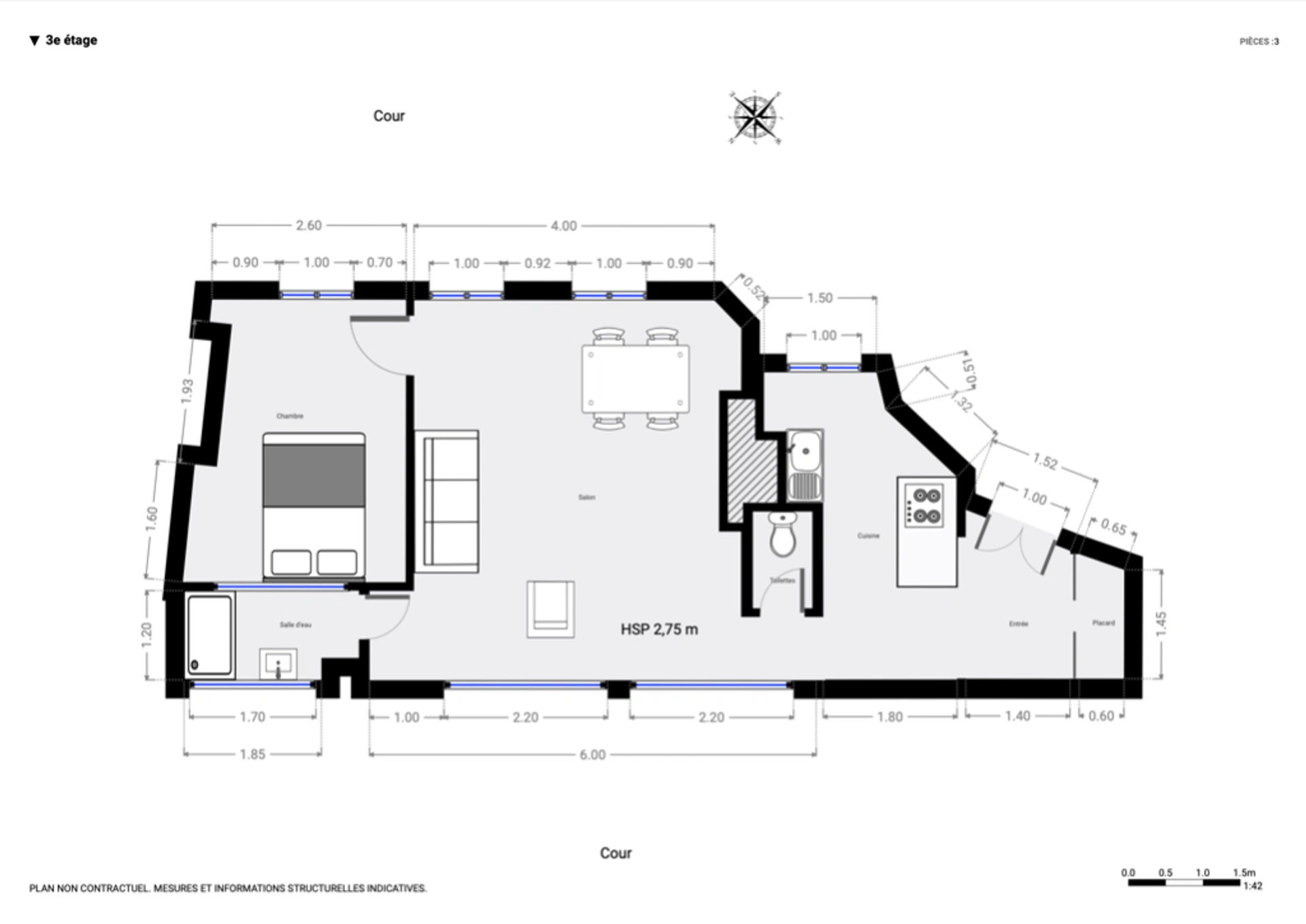 PARIS 15 - RUE DE VOUILLE 9