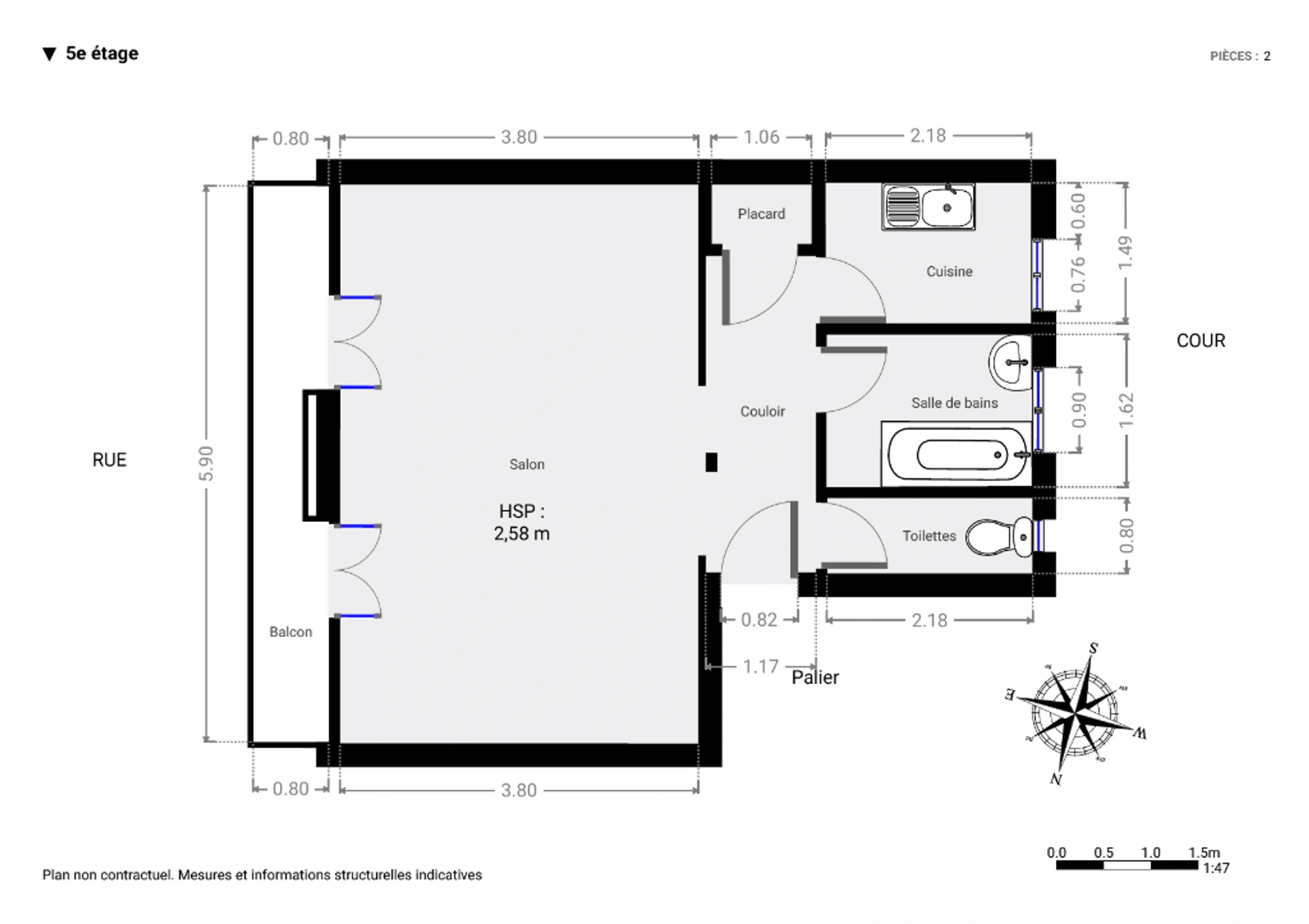 PARIS 5 - RUE DE MIRBEL 9