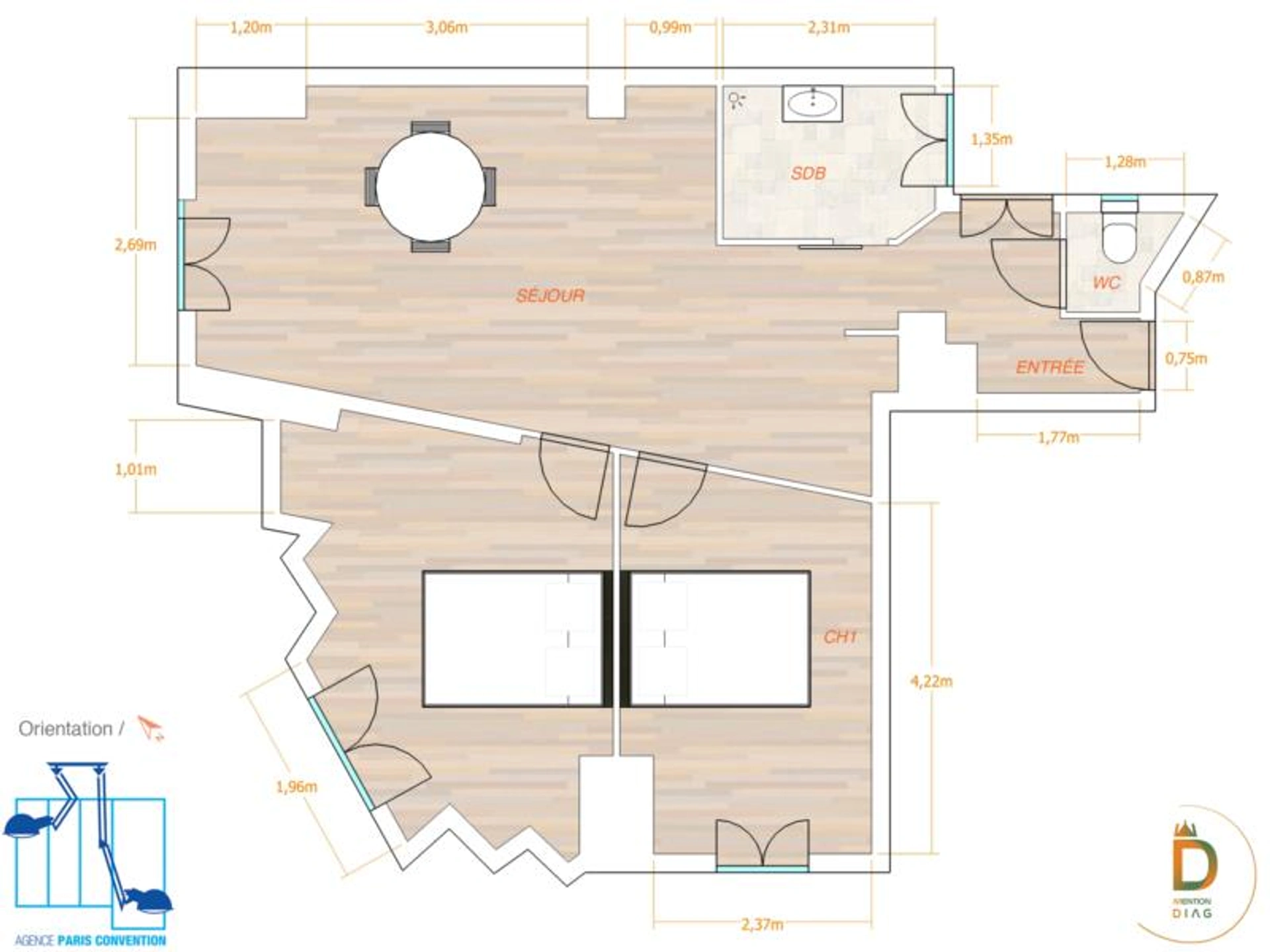 PARIS 15 - RUE DANTZIG 9