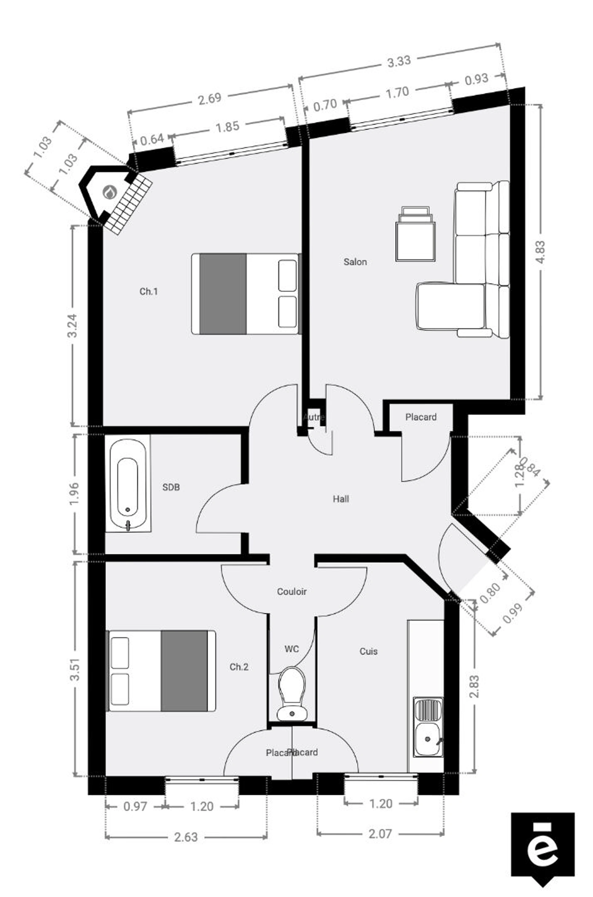 PARIS 15 - RUE DOMBASLE 9