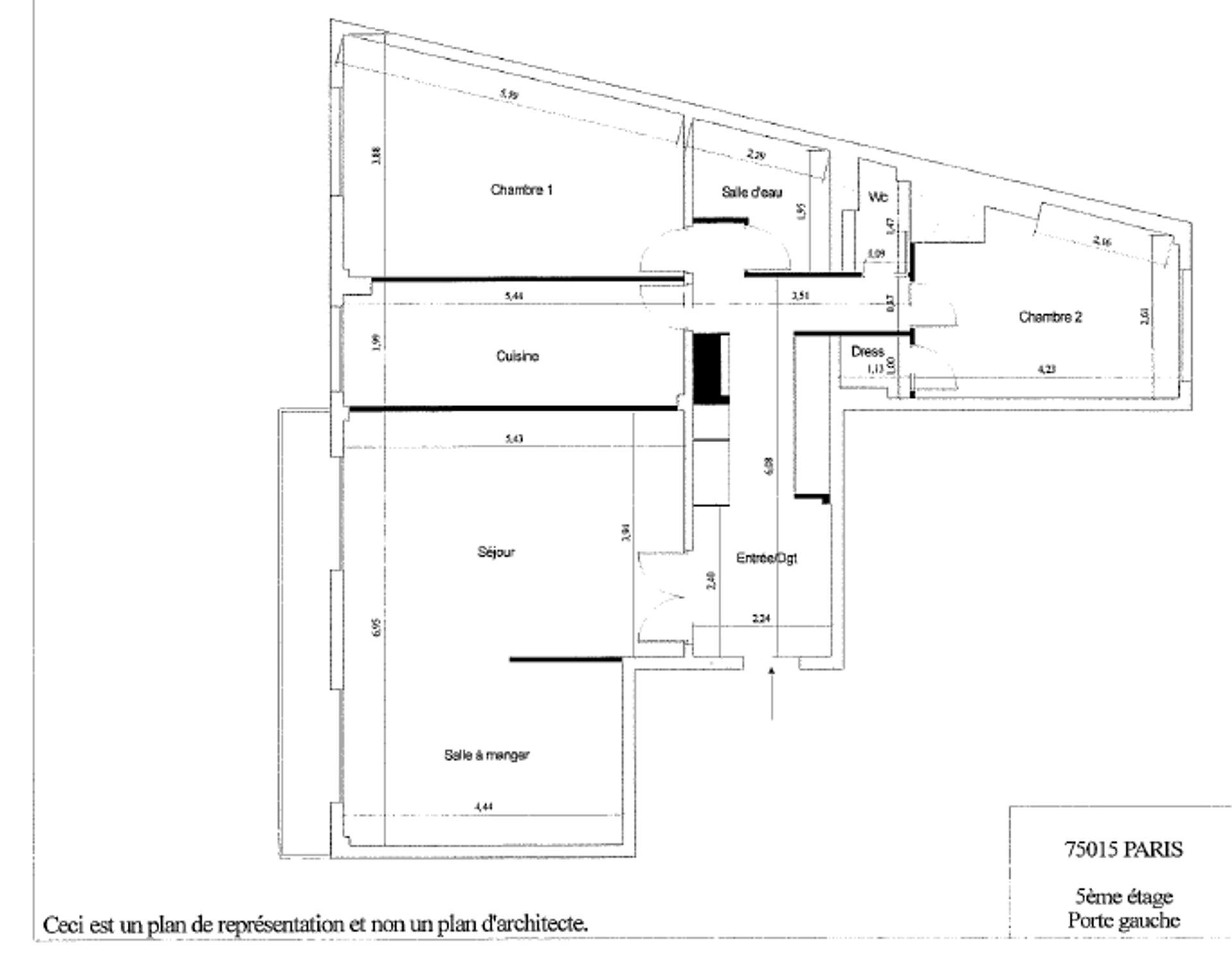 PARIS 15 - RUE BRANCION 3