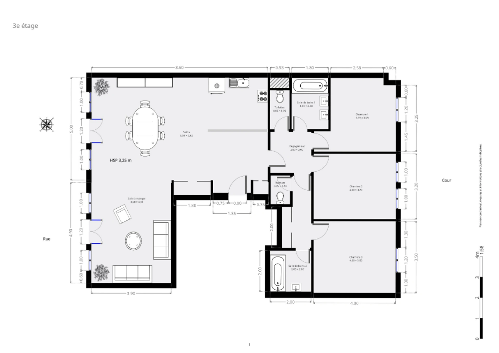 PARIS 15 - RUE JACQUES BAUDRY 4