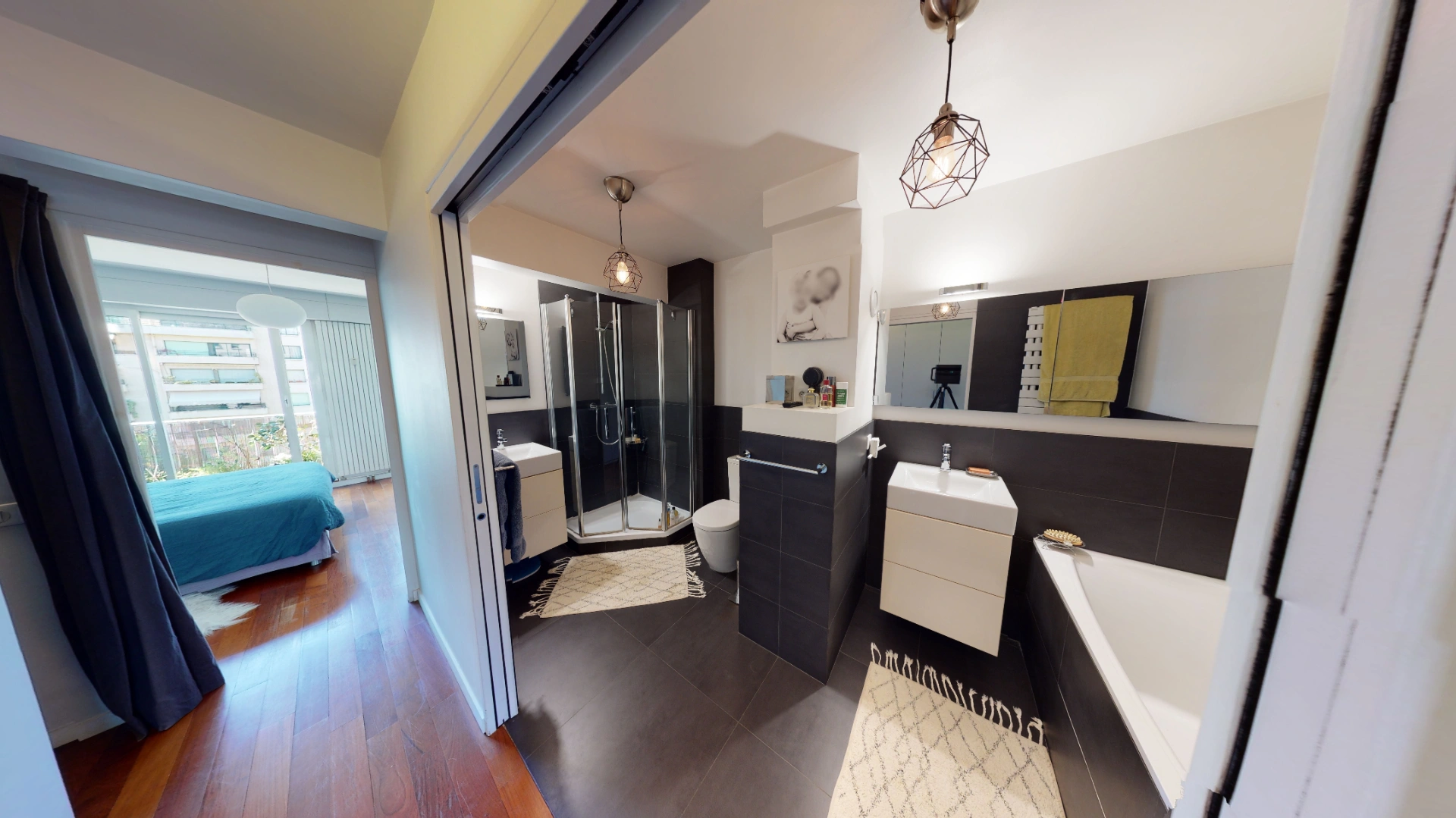 PARIS XVI - dernier étage - appartement 3 chambres avec 97 m² de terrasses - sectorisation Jean-Baptiste Say 13