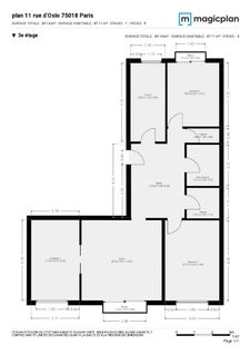 PARIS 18 - RUE D'OSLO 1