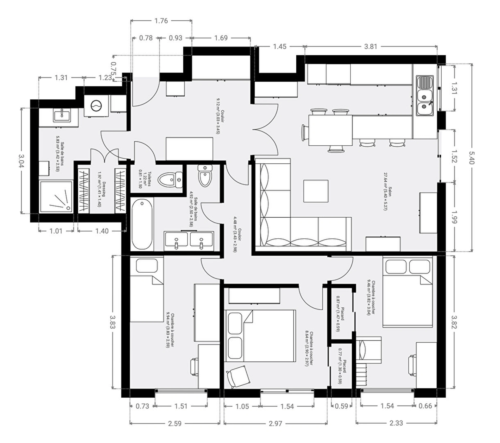 PARIS 20 - RUE DE LA DUEE 16