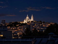 PARIS 20 - VILLAGE GAMBETTA - VUE SACRE COEUR 14