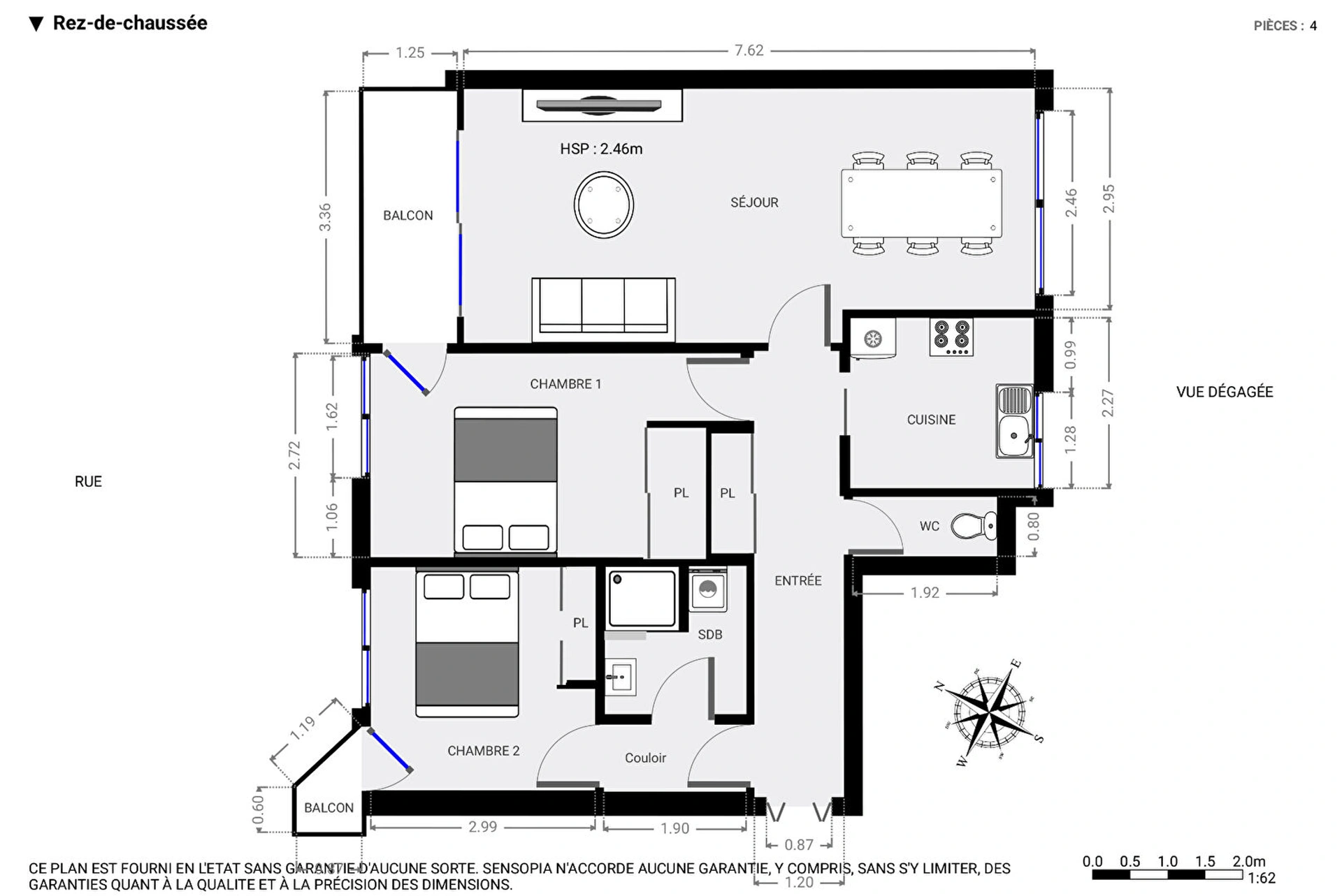 Appartement Courbevoie 3 pièce(s) 67 m2 9
