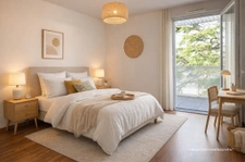 Appartement duplex T3 de 74 m2 avec terrasse de 31 m2 et bal