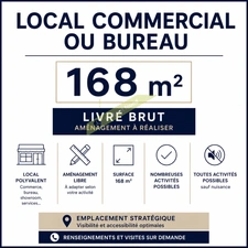 Local commercial 168m2 1