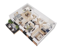 APPARTEMENT T3 NEUF EN VEFA   CHÉRENG 1
