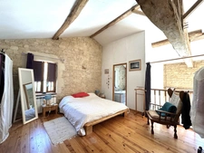 Stone property complex with two houses, 7 bedrooms and gîte 