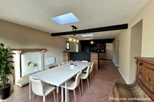 Manor house in a peaceful countryside setting, covered swimm