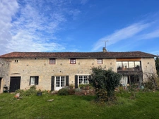 3 bedroom detached stone farmhouse with garage and barns