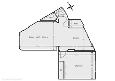 APPARTEMENT 2 PIECES<span></span>1 CH<span></span>32 m²<span></span>BOULOGNE-BILLANCOURT / CENTRE VILLE