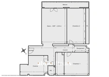 BRY SUR MARNE / LES COTEAUX CENTRE VILLE - APPARTEMENT - 3 PIECES - 2 CHAMBRES - 63 M2 - 250.000 €