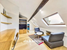 Coup de cœur - Appartement 2 pièces de 50 m² (39 m² Carrez) - Lumineux et optimisé avec balcon et mezzanine - Rue des Halles, Paris 1er