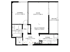 BOULOGNE BILLANCOURT / QUARTIER ESCUDIER / CENTRE VILLE - APPARTEMENT AVEC BALCON - 2 PIECES - 1 CHAMBRE - 44M² - 465.000€