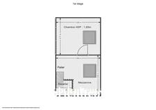 PARIS 11 / QUARTIER FAUBOURG DU TEMPLE - APPARTEMENT/DUPLEX AVEC MEZZANINE - 4 PIÈCES  - 3 CHAMBRES - 87M2 (60M2 LOI CARREZ) - 898.500 €