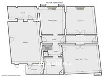 COGNAC / CENTRE-VILLE - MAISON DE VILLE AVEC TERRAIN DE 467 M2- 8 PIECES - 5 CHAMBRES  - 230 M2 - 435.000€