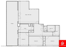 Appartement<span></span>4 pièces<span></span>3 chambres<span></span>Meudon Centre