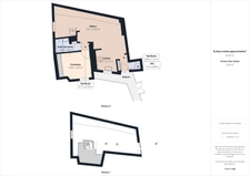 Coup de cœur - Appartement 2 pièces de 50 m² (39 m² Carrez) - Lumineux et optimisé avec balcon et mezzanine - Rue des Halles, Paris 1er