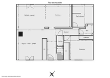 COURTEMPIERRE<span></span>MAISON RIVIERE<span></span>6 PIECES<span></span>3/4 CHAMBRES<span></span>120 M2<span></span>220000 €