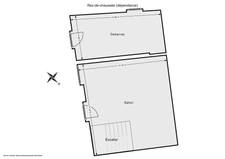 CHATEAU-LANDON<span></span>MAISON ET DEPENDANCE<span></span>5 PIÈCES <span></span>4 CHAMBRES<span></span>65 et 52 M2<span></span>192.500 €