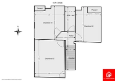 Maison avec jardin<span></span>4 pièces<span></span>3 chambres<span></span>80 m²