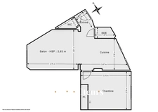 APPARTEMENT 2 PIECES<span></span>1 CH<span></span>32 m²<span></span>BOULOGNE-BILLANCOURT / CENTRE VILLE